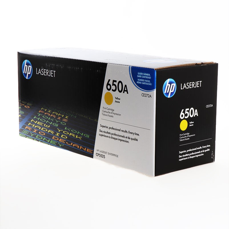 HP 650A (CE272A) Yellow Toner Cartridge