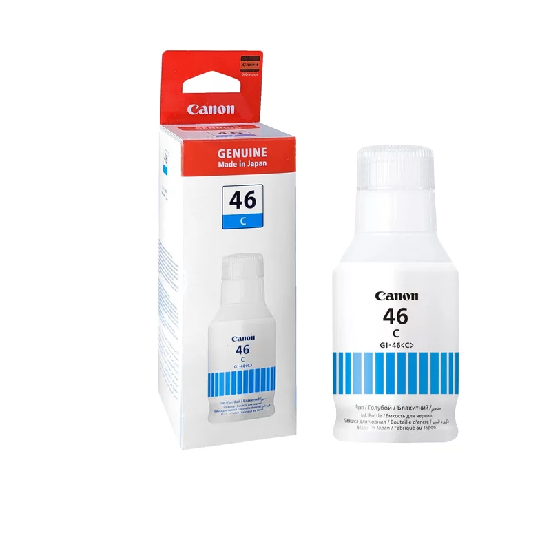 Canon GI-46 Yellow Cyan Magenta Ink Bottles Each