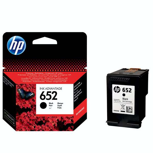 HP 652 Black Cartridge (F6V25AE)