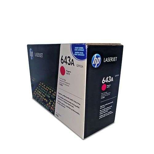 HP 643A Yellow Cyan Magenta Toner Cartridges Each