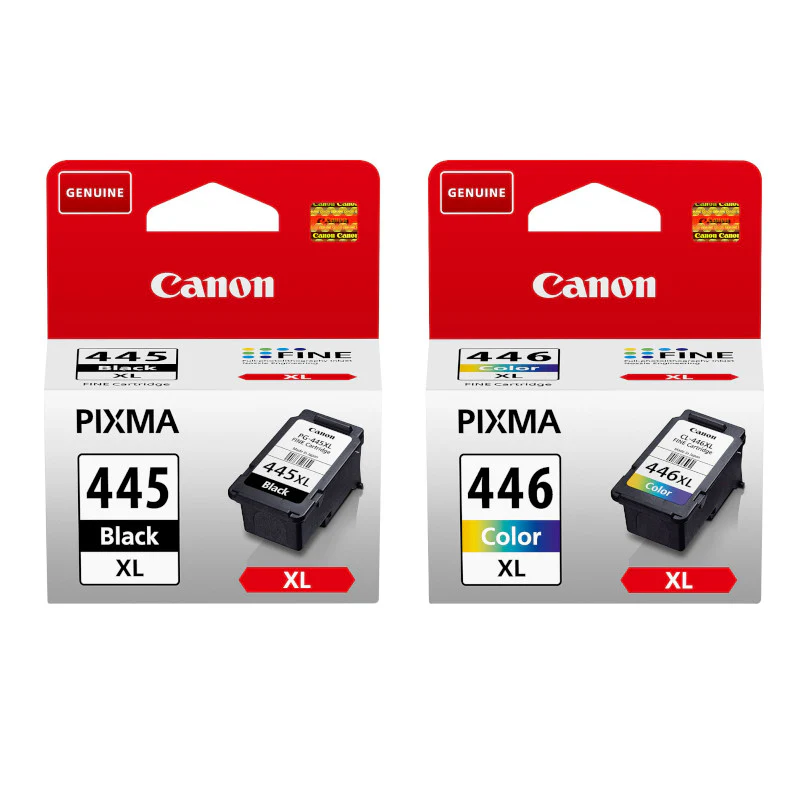Canon 445XL Black 446XL Color Cartridges Each