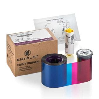 Ribbon 525100-004-S100 Entrust YMCKT Full Color Kit
