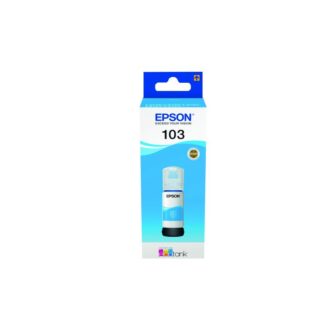 Epson 103 Cyan Ink Bottle For EcoTank (65 ml)