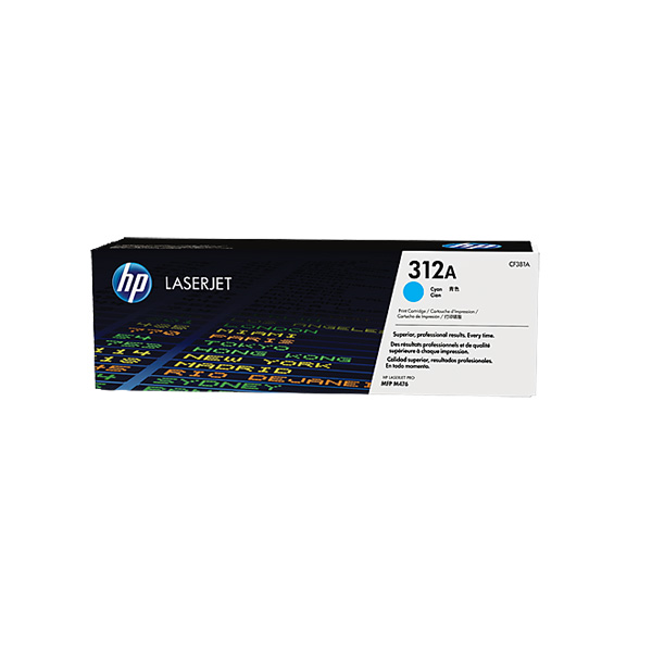 HP 312A (CF381A) Cyan Toner Cartridge