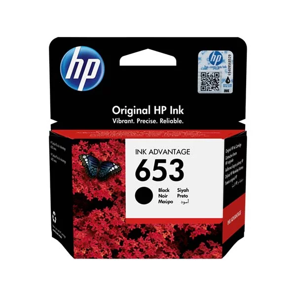 HP 653 Black Ink Advantage Original Cartridge