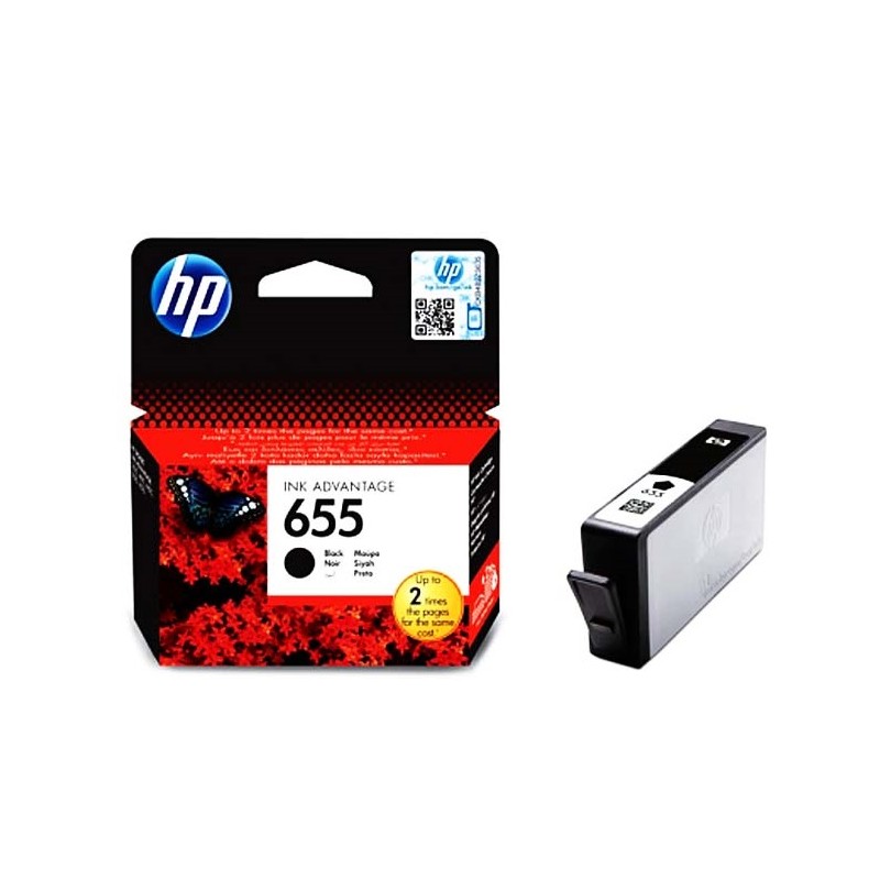 HP 655 Black Cartridge Ink Original (CZ109AE)