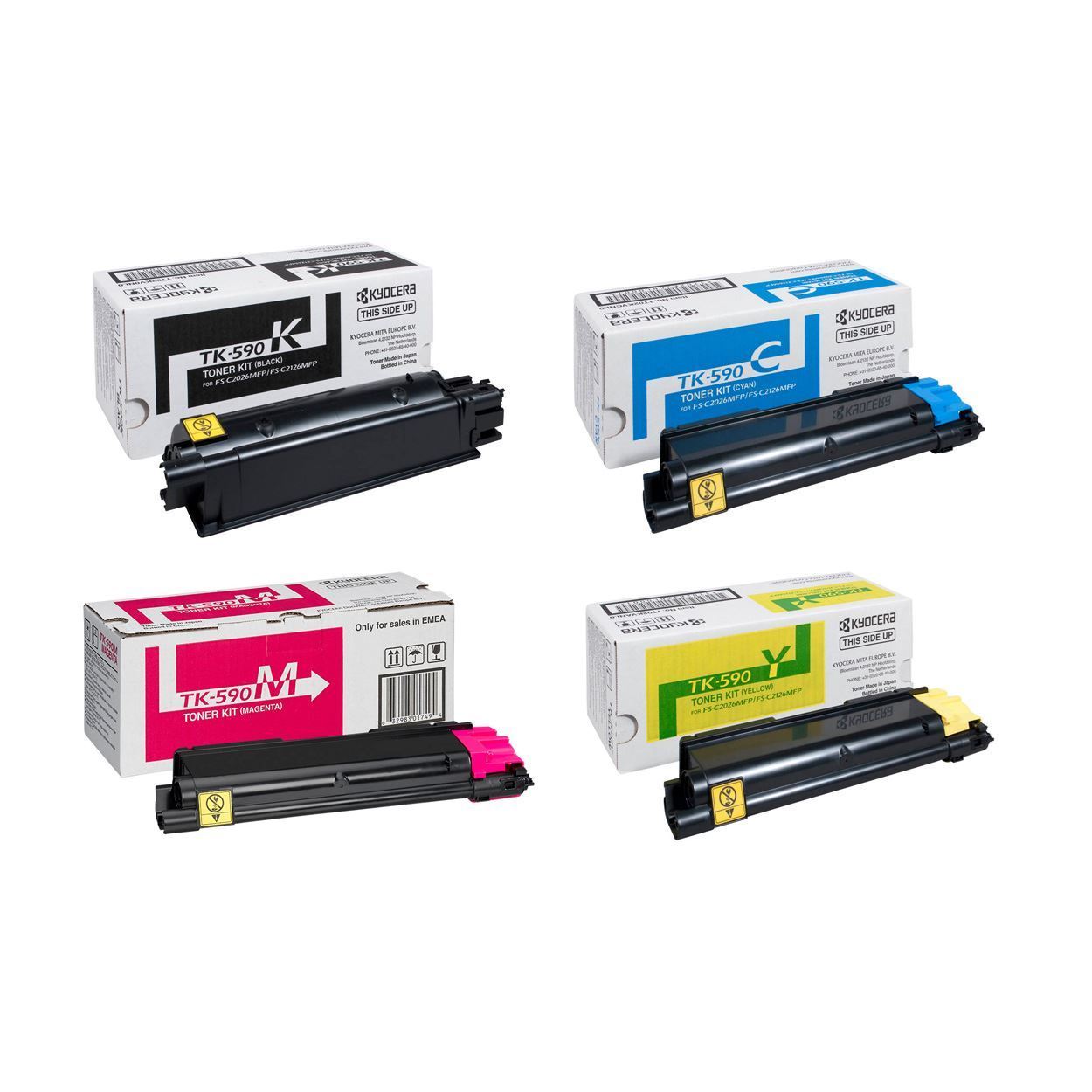Kyocera TK-590 (M6026cdn) Toner Cartridges Each