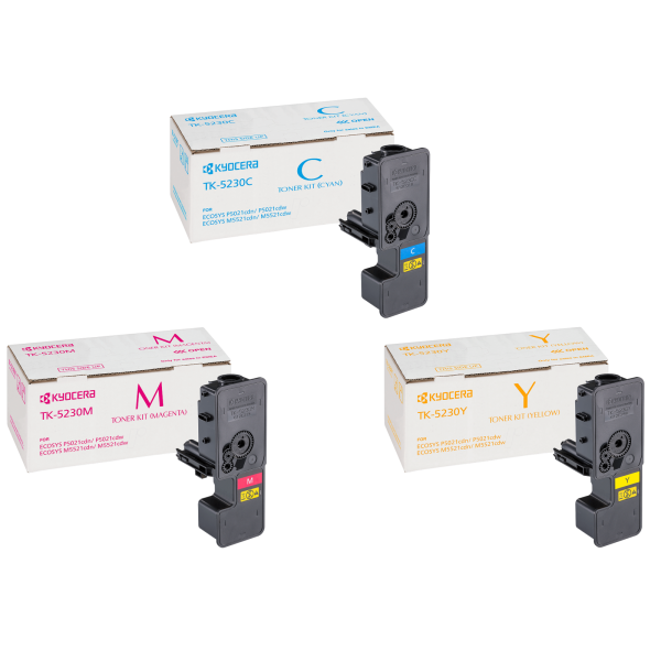 Kyocera TK-5230 Toners Colors Each (Compatible)