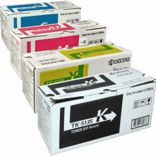 Kyocera TK-5135 Cartridges (CYMK) Toners Each