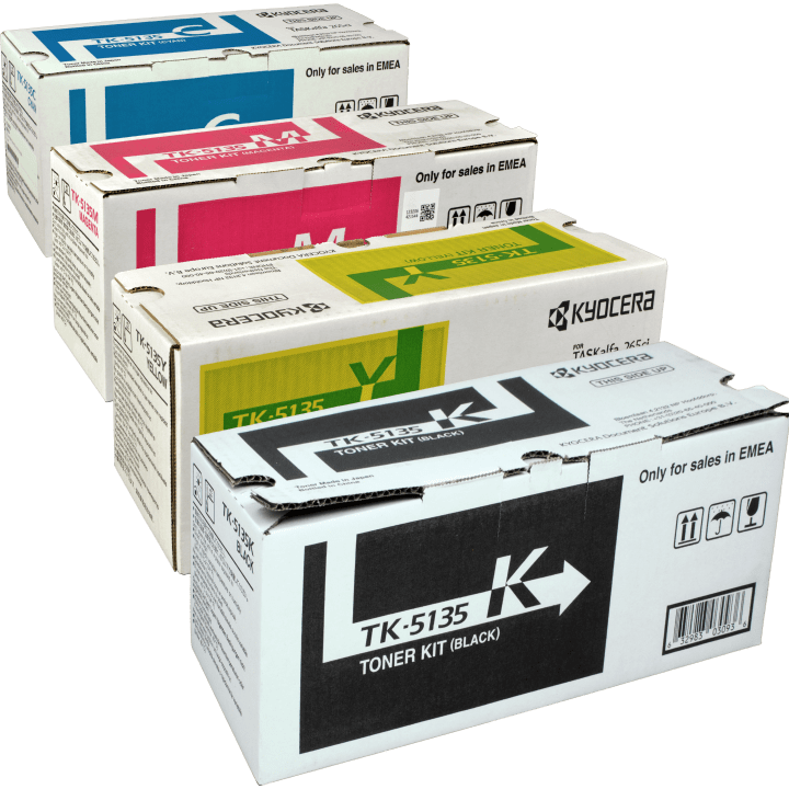 Kyocera TK-5135 Cartridges (CYMK) Toners Each